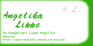 angelika lippe business card